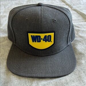 WD-40 Gray and Yellow Men's Hat